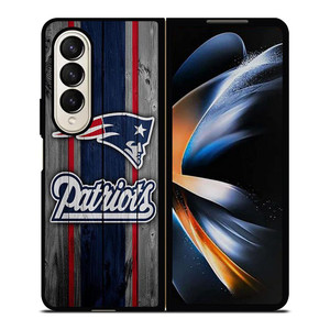 NEW ENGLAND PATRIOTS WOODEN LOGO Samsung Galaxy Z Fold 4 Case Cover